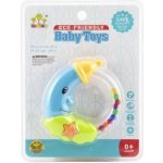 Tedies Chrastítko měsíc plast 11cm na kartě – Zboží Mobilmania