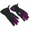 Blizzard rider junior ski gloves black pink