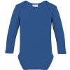 Kojenecké body Link Kids Wear Dětské body s dlouhým rukávem Deep Royal