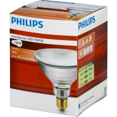 Philips PAR38 IR 100W E27 CL IR100C PAR38 – Zboží Mobilmania