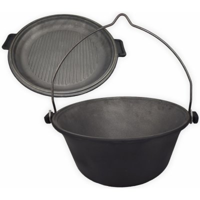 KAWMET litinový kotlík 9l + pánev 2v1 – Zboží Dáma