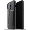 Pouzdro a kryt na mobilní telefon Pouzdro MUJJO Full Leather Wallet Case iPhone 13 Pro Max černé