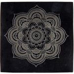 Mani Bhadra Stojánek na vonné tyčinky kamenný Mandala 10 cm – Zboží Dáma