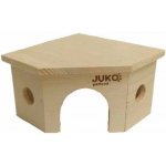 Juko Domek dřevěný rohový morče 22 x 12 x 22 cm – Zbozi.Blesk.cz