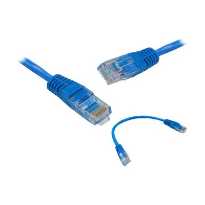 Lexton 371208361B UTP, patch, RJ45 CAT5E, 0,25m, modrý – Zboží Mobilmania