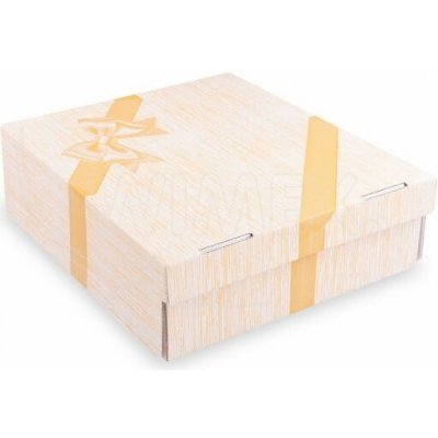 WIMEX s.r.o. WIMEX s.r.o. Krabice na dort (mikrovlnitá lepenka) s potiskem 28 x 28 x 10 cm [100 ks] – Hledejceny.cz
