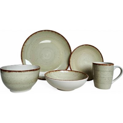 BANQUET Sada jídelní SPIRAL IVORY 30 ks – Hledejceny.cz