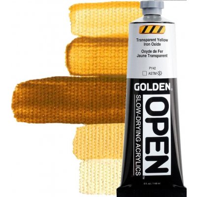 Golden Artist Colors Open akrylová barva transparent yellow iron oxide 59 ml – Hledejceny.cz