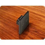 ORNO Smart vypínač černý (2 kanály) 10A Tuya Smart [OR-SH-17201/B – Hledejceny.cz