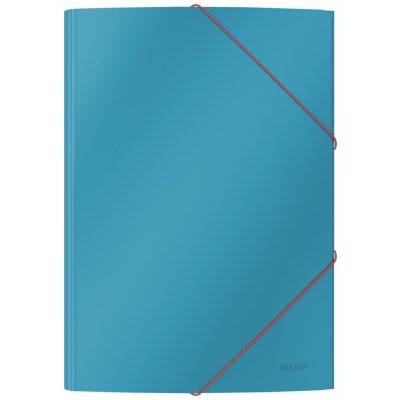 Leitz Cosy Desky s chlopněmi a gumičkou A4 kartonové modré – Zboží Mobilmania