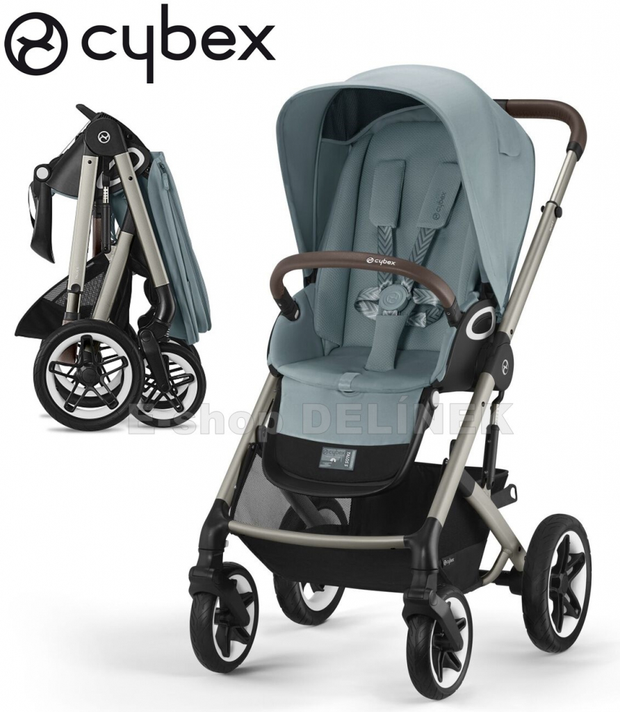 CYBEX Talos S Lux Sky Blue Taupe Frame 2023