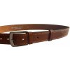 Pásek Penny Belts pánský kožený opasek Jeans 38/2 Brown