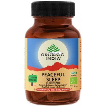 Organic India Peaceful Sleep 60 kapslí