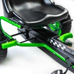 Go-kart Dětská šlapací motokára Baby Mix Razor zelená – Zboží Dáma