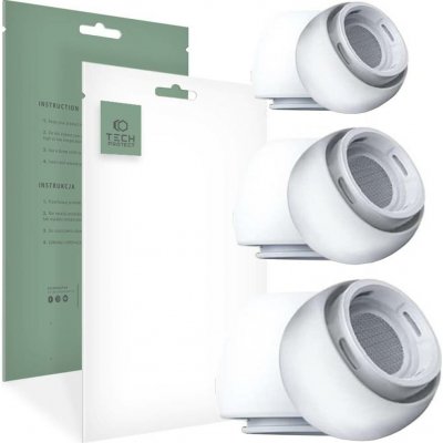 Tech-Protect Nástavce do uší 3ks Apple AirPods Pro 1/2 white – Zboží Živě