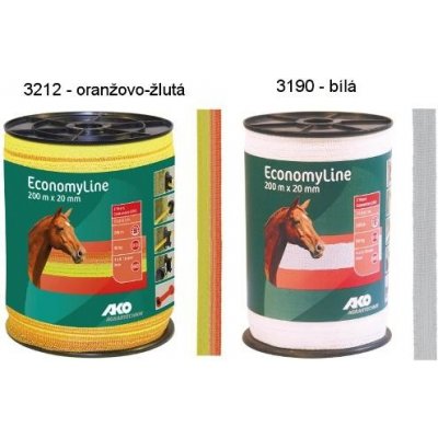 Polyetylenová páska pro elektrické ohradníky EconomyLine BASIC 20 mm bílá – Zboží Dáma