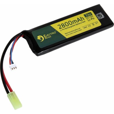 Li-pol Electro River 7,4V 2800mAh 25/50C Tamyia mini – Zboží Dáma
