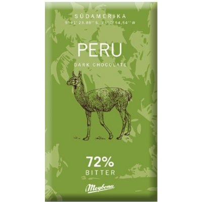 Meybona Čokoláda hořká Peru 72% 40 g