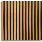 Impol Trade samolepící panely PE1 66,5 x 66,5 cm lamely hnědé 1ks – Sleviste.cz