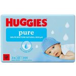 HUGGIES Pure vlhčené ubrousky 3 x 48 ks – Hledejceny.cz