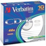 Verbatim CD-R 700MB 52x, spindle, 10ks (43437) – Zboží Mobilmania