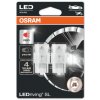 Autožárovka Osram LED W21W 7505DRP-02B RED 12V 1,4W W3x16d
