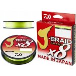Daiwa šňůra J-Braid Grand X8E Chartreuse 135m 0,13mm 8,5kg – Sleviste.cz