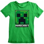 OEM dětské tričko Minecraft: Creeper Face zelená bavlna – Zbozi.Blesk.cz