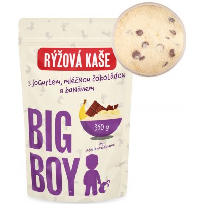 Big Boy Rýžová kaše s jogurtem by @tatianazidekova instantní kaše 350 g – Zboží Dáma