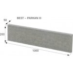 Best Parkan II Obrubník 100 x 20 x 5 cm přírodní beton 1 ks – Zboží Mobilmania