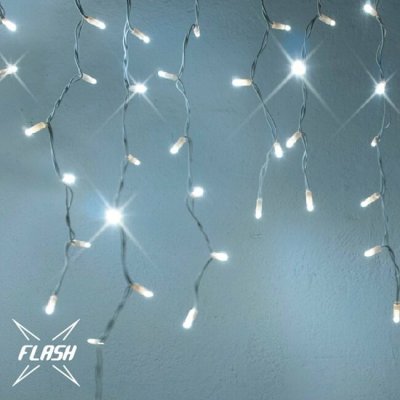 DECOLED, IFNX0309 LED světelné krápníky, FLASH, 3x1m, ledově bílá, 174 diod, IP67 – Hledejceny.cz