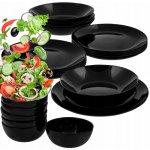 Luminarc Jídelní Servis Talíře Sada černé 24 ks – Sleviste.cz