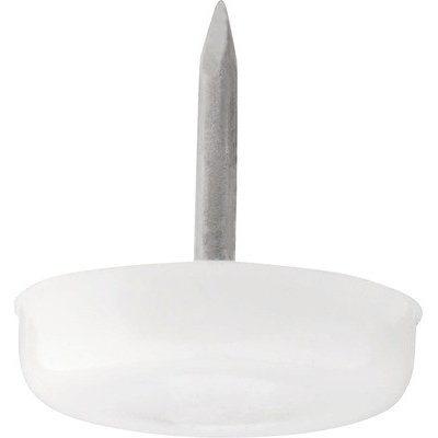 Walteco Plastový kluzák s trnem, průměr 20mm, bílý, 8 ks , 84986 – Hledejceny.cz