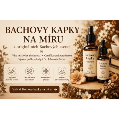 Bachovy esence kapky vyráběné na míru s konzultací 30 ml – Hledejceny.cz