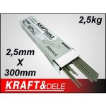 Kraft & Dele rutilové 2,5 x 300 mm KD1153 2,5 kg – Hledejceny.cz