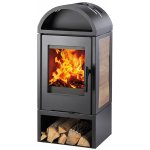 Haas+Sohn Vista černá/dekor dřevo – Sleviste.cz