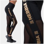 Nebbia Intense Gold Mesh legíny 829 černé – Zboží Mobilmania