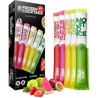 24 Ice Limoncello Frozen Cocktails 5% 5 x 0,065 l (holá láhev) – Zboží Dáma