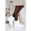 Dámské kotníkové boty Cathay moda zateplené tenisky 3503-3WH bílé