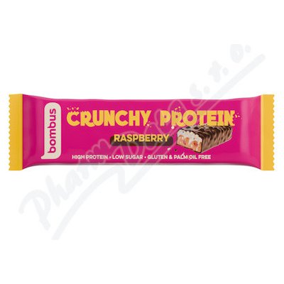 Bombus Crunchy protein Raspberry 50 g – Zboží Dáma