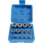 Satra S-P14ES Nástrčné hlavice 1/4", 3/8" a 1/2" TORX-E,E4-E24, sada 14 ks – Zboží Mobilmania