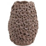 Hnědá váza Deco Mosa - Ø 26,5*35 cm - Light & Living – Hledejceny.cz