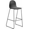 Jídelní židle AJ Produkty Gander výška sedáku 790 mm polstrovaná šedá