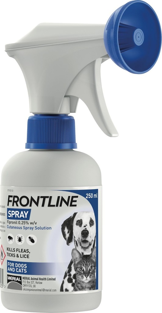 Frontline Spray kožní sprej roztok 2,5mg / ml 250 ml od 399 Kč - Heureka.cz