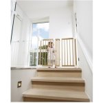 BabyDan Flexi Fit NEW zábrana dřevo Buk/stříbrná 69-106 cm – Sleviste.cz