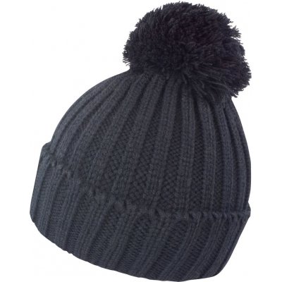 Pletená čepice s bambulí R 369X black – Hledejceny.cz