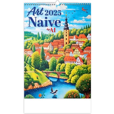 Nástěnný Helma Art Naive by Al 2025 – Zboží Dáma