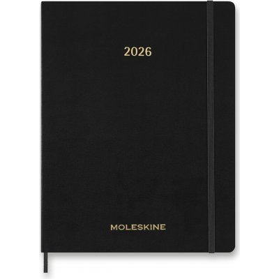 Moleskine Essential A4 týdenní 2026 černý – Zboží Dáma