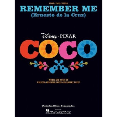 Remember Me Ernesto de la Cruz from Coco noty na klavír zpěv akordy na kytaru – Hledejceny.cz