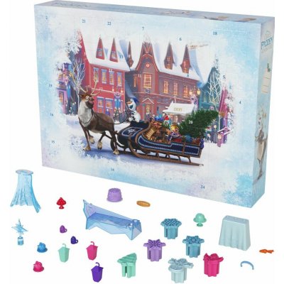Mattel Frozen Adventní kalendář s malými panenkami 2024 – Zboží Dáma